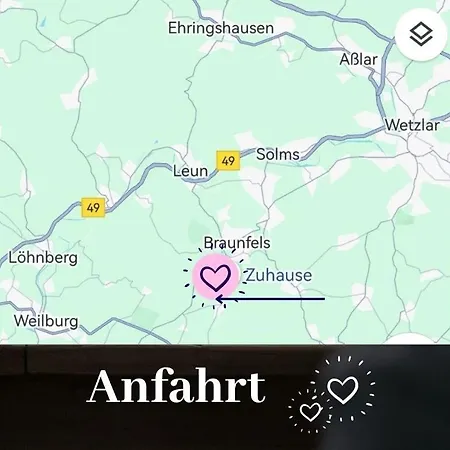 Kleine Einzigartige Auf Dem Bauernhof, Direkt In Der Mit Blick Auf Schloss Apartment Braunfels