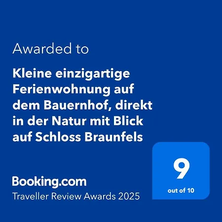 Kleine Einzigartige Auf Dem Bauernhof, Direkt In Der Mit Blick Auf Schloss * Braunfels