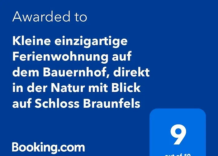 Kleine Einzigartige Auf Dem Bauernhof, Direkt In Der Mit Blick Auf Schloss * Braunfels